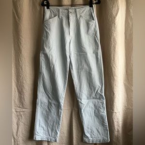 Gravel and Gold painter pants in wave denim